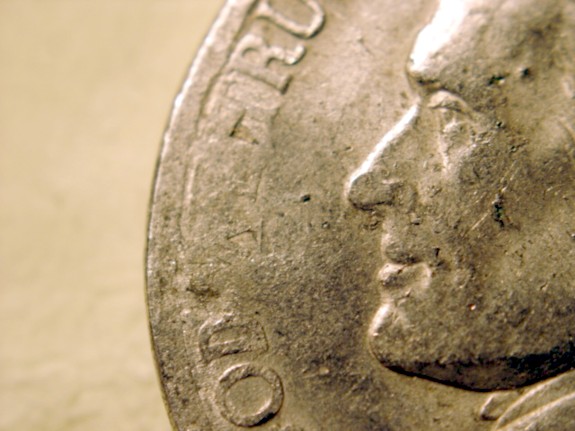 2000-P-Jefferson-Nickel-5c--Clipped-Planchet--Or-Post-Mint-Damage?